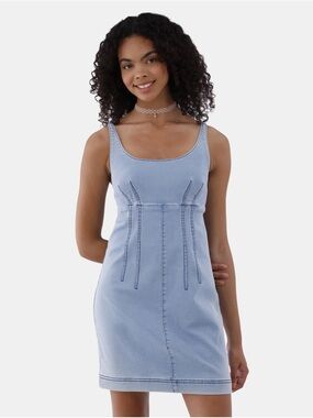 No Boundaries Light Blue Denim Top